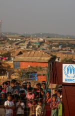 ANGELINA JOLIE at Unhcr Special Envoy to Kutupalong Rohingya Refugee Camp in Bangladesh 02/05/2019