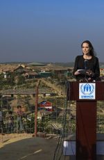 ANGELINA JOLIE at Unhcr Special Envoy to Kutupalong Rohingya Refugee Camp in Bangladesh 02/05/2019