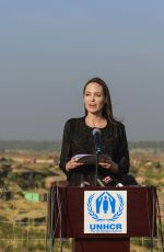ANGELINA JOLIE at Unhcr Special Envoy to Kutupalong Rohingya Refugee Camp in Bangladesh 02/05/2019