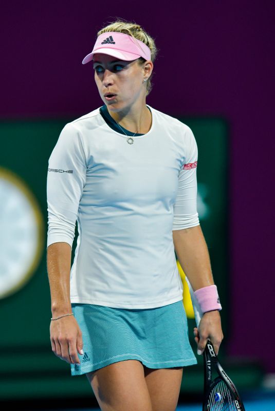 ANGELIQUE KERBER at 2019 WTA Qatar Open in Doha 02/13/2019