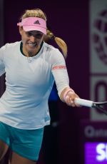ANGELIQUE KERBER at 2019 WTA Qatar Open Quarter Final in Doha 02/13/2019