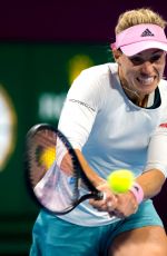 ANGELIQUE KERBER at 2019 WTA Qatar Open Semi-final in Doha 02/15/2019