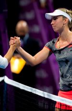 ANGELIQUE KERBER at 2019 WTA Qatar Open Semi-final in Doha 02/15/2019