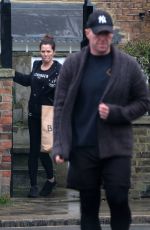 ANNA FRIEL Out in Windsor 02/17/2019