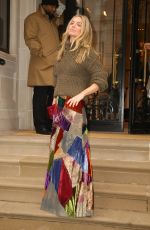 ANNABELLE WALLIS Leaves Ralph Lauren Show at New York Fashion Week 02/07/2019