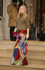 ANNABELLE WALLIS Leaves Ralph Lauren Show at New York Fashion Week 02/07/2019