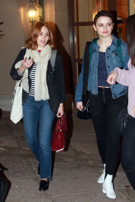 ANNASOPHIA ROBB and JOEY KING Out in Los Angeles 02/11/2019