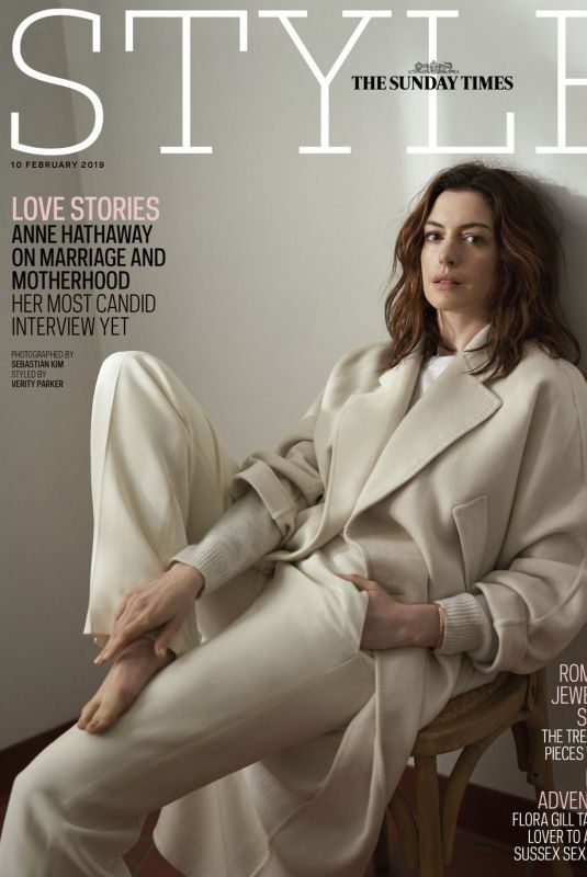 ANNE HATHAWAY for Sunday Times Style, February 2019