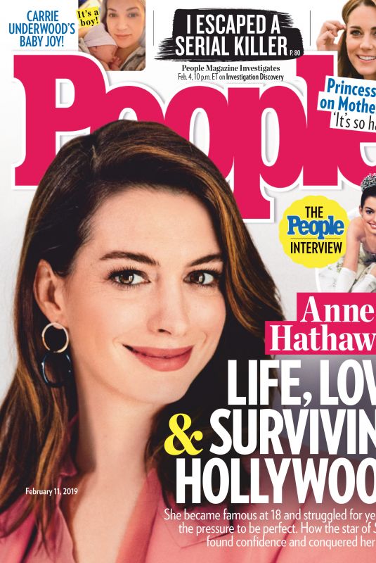 ANNE HATHAWAY in People Magazine, February 2019