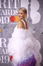 ANNE MARIE at Brit Awards 2019 in London 02/20/2019