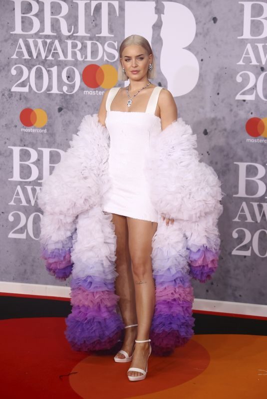 ANNE MARIE at Brit Awards 2019 in London 02/20/2019