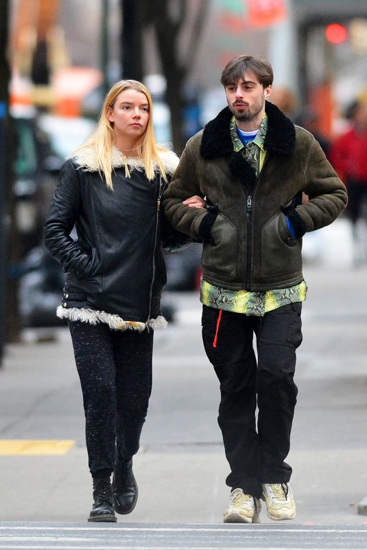 ANYA TAYLOR-JOY Out and About in New York 02/12/2019