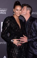 APRIL LOVE GEARY at Clive Davis Pre-grammy Gala in Los Angeles 02/09/2019
