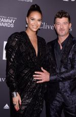 APRIL LOVE GEARY at Clive Davis Pre-grammy Gala in Los Angeles 02/09/2019
