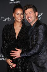 APRIL LOVE GEARY at Clive Davis Pre-grammy Gala in Los Angeles 02/09/2019