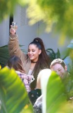 ARIANA GRANDE Celebrates Thank U, Next Hitting #1 in Beverly Hills 02/09/2019