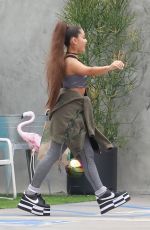 ARIANA GRANDE Shopping at Whole Foods in West Hollywood 02/17/2019