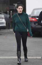 ARIEL WINTER Arrives at Wags and Walks Dog Adoption Center in Los Angeles 02/13/2019