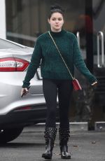 ARIEL WINTER Arrives at Wags and Walks Dog Adoption Center in Los Angeles 02/13/2019