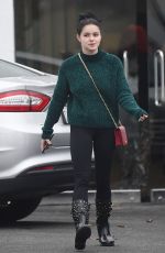 ARIEL WINTER Arrives at Wags and Walks Dog Adoption Center in Los Angeles 02/13/2019