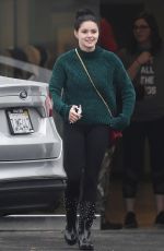 ARIEL WINTER Arrives at Wags and Walks Dog Adoption Center in Los Angeles 02/13/2019