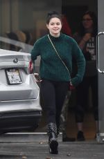 ARIEL WINTER Arrives at Wags and Walks Dog Adoption Center in Los Angeles 02/13/2019