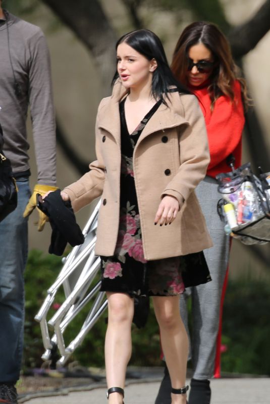 ARIEL WINTER on the Set of Modern Family in Los Angeles 02/12/2019