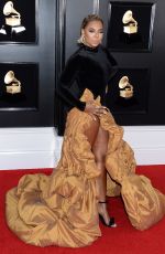 ASHANTI at 61st Annual Grammy Awards in Los Angeles 02/10/2019