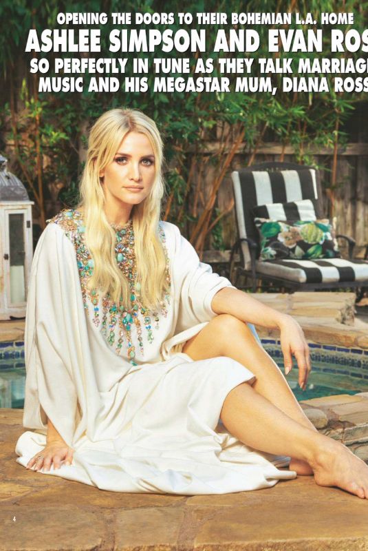 ASHLEE SIMPSON in Hello Magazine, UK October 2018