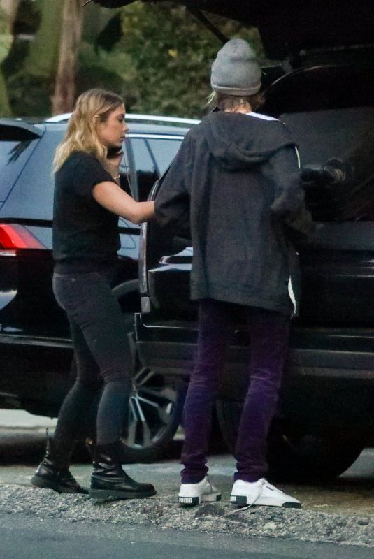 ASHLEY BENSON and CARA DELEVINGNE Out in Los Angeles 02/13/2019