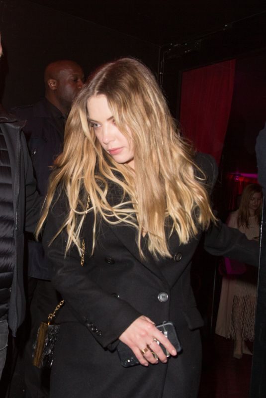 ASHLEY BENSON Night Out in Paris 02/25/2019
