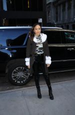 ASHLEY MADEKWE Arrives at Longchamp Fashion Show in New York 02/09/2019
