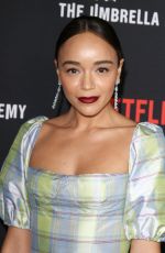 ASHLEY MADEKWE at The Umbrella Academy Premiere in Hollywood 02/12/2019
