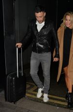 ASHLEY ROBERTS and Giovanni Pernice Leaves SSE Arena London 02/07/2019