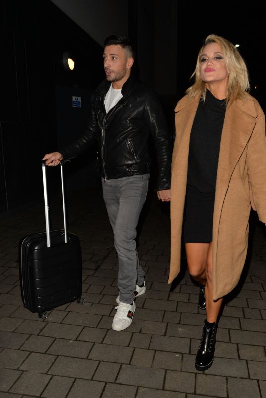 ASHLEY ROBERTS and Giovanni Pernice Leaves SSE Arena London 02/07/2019