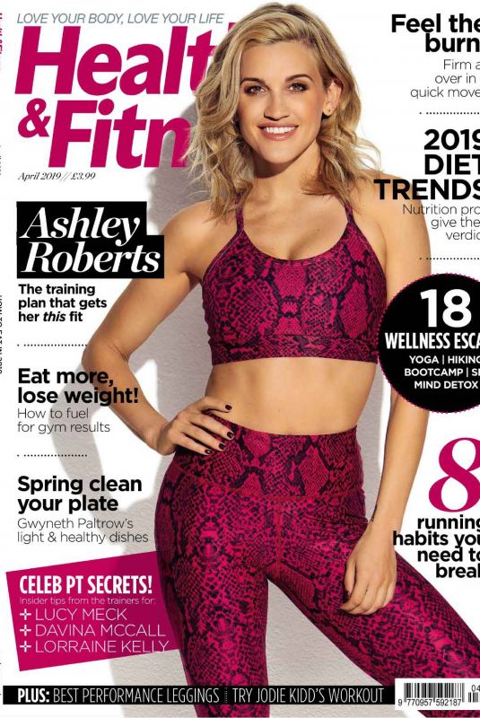 ASHLEY ROBERTS in Health & Fitness Magazine, UK April 2019