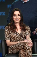 AUBREY PLAZA at TCA Winter Tour in Pasadena 02/04/2019