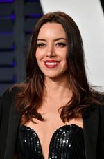 AUBREY PLAZA at Vanity Fair Oscar Party in Beverly Hills 02/24/2019