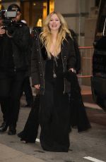 AVRIL LAVIGNE Aeaves at Her Hotel in New York 02/13/2019