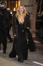 AVRIL LAVIGNE Aeaves at Her Hotel in New York 02/13/2019