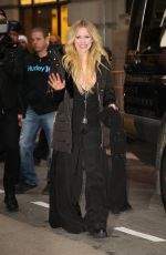 AVRIL LAVIGNE Aeaves at Her Hotel in New York 02/13/2019