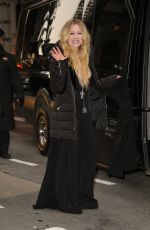 AVRIL LAVIGNE Aeaves at Her Hotel in New York 02/13/2019