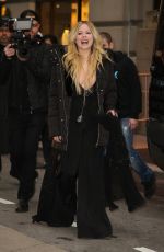 AVRIL LAVIGNE Aeaves at Her Hotel in New York 02/13/2019