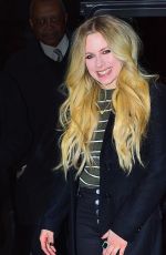 AVRIL LAVIGNE and Phillip Sarofim Out for Dinner in New York 02/16/2019