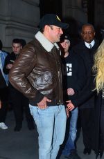 AVRIL LAVIGNE and Phillip Sarofim Out for Dinner in New York 02/16/2019