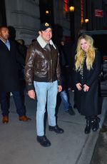 AVRIL LAVIGNE and Phillip Sarofim Out for Dinner in New York 02/16/2019