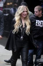 AVRIL LAVIGNE Arrives at Good Morning America in New York 02/15/2019