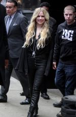 AVRIL LAVIGNE Arrives at Good Morning America in New York 02/15/2019