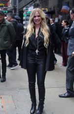 AVRIL LAVIGNE Arrives at Good Morning America in New York 02/15/2019