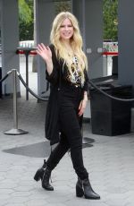AVRIL LAVIGNE at Extra at Universal Studios in Hollywood 02/27/2019